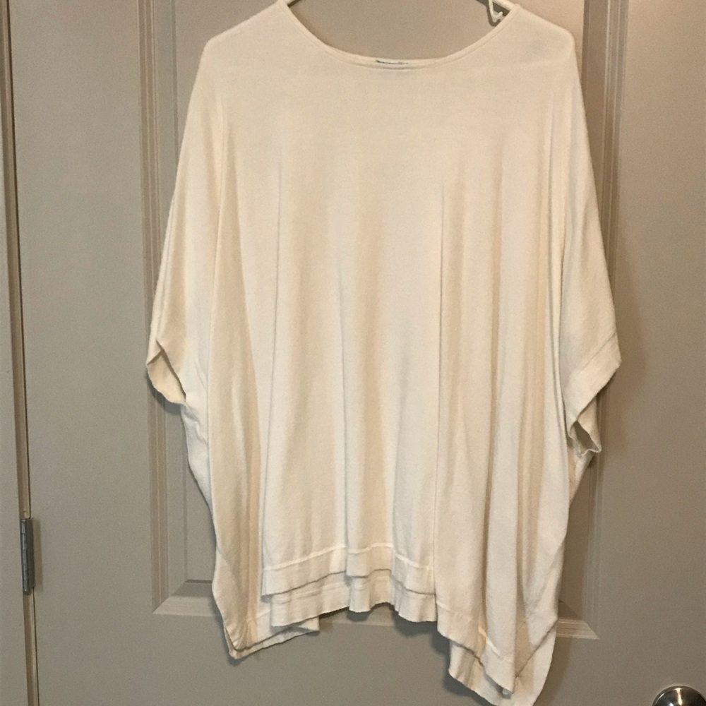 Off white poncho light weight